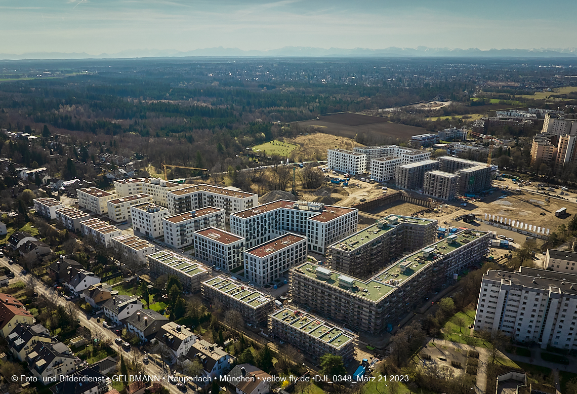 22.03.2023 - Baustele und Wohnanlage Alexisquartier